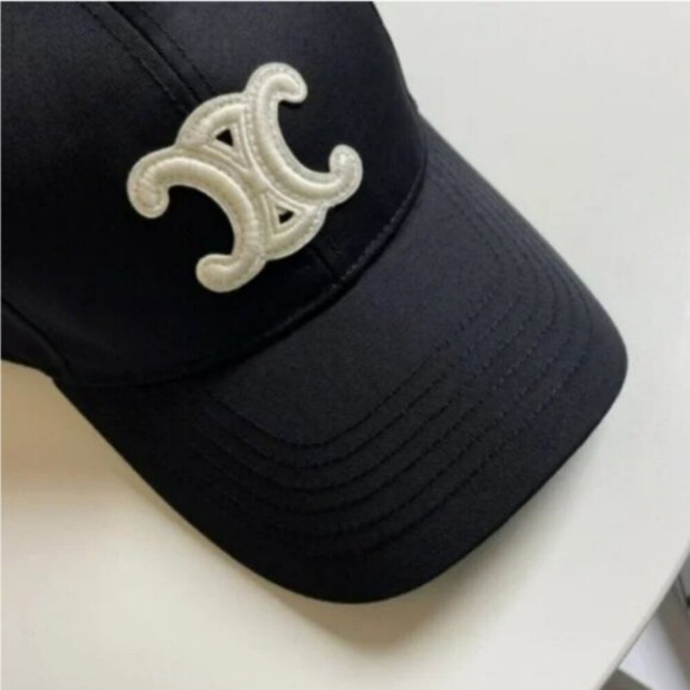 Black CelineTriomphe Baseball Cap - image 6